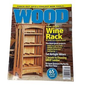 Wood Magazine Vol 29 Issue 216 No 7 Dec Jan 2012 2013 Coolest Tools u